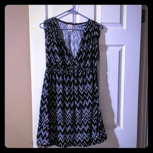 Chevron dress/swimsuit cover